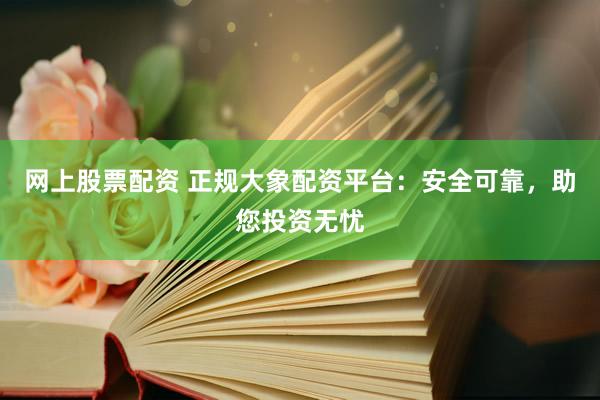 网上股票配资 正规大象配资平台：安全可靠，助您投资无忧